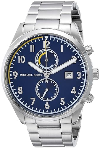 Saunder Analog Blue Dial Mens Watch-MK8574