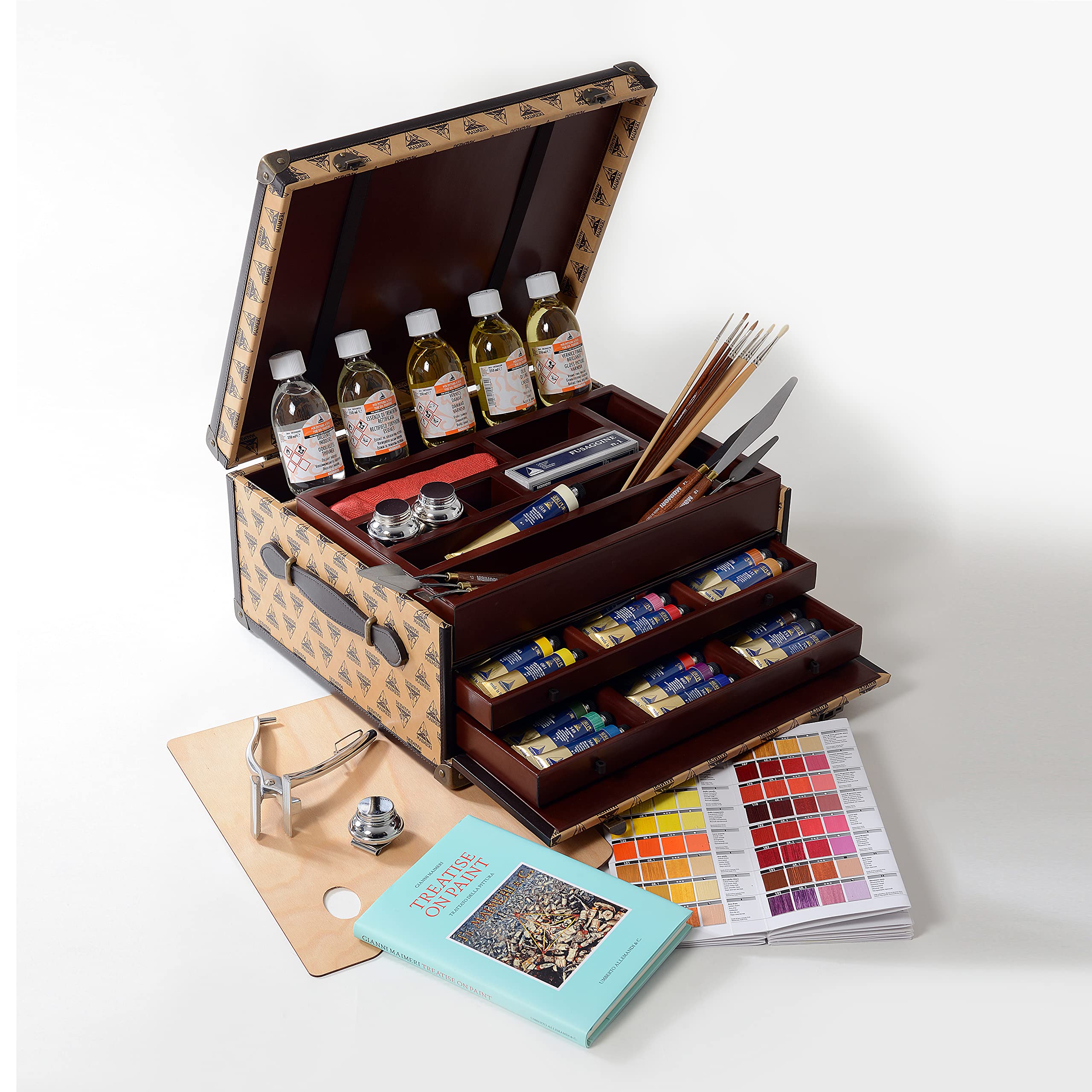 MAIMERI Puro Fine Art Ölfarben-Set, 49 Farben, insgesamt 78 Teile, ideal für professionelle Künstler