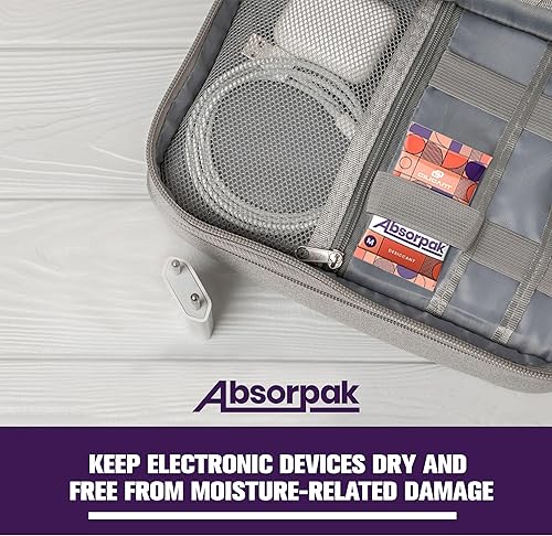 Miniatura 6 de Absorpak - Paquetes de desecantes para almacenamiento, paquetes de gel de sílice para control de humedad, 500 unidades pequeñas (0.07 onzas cada