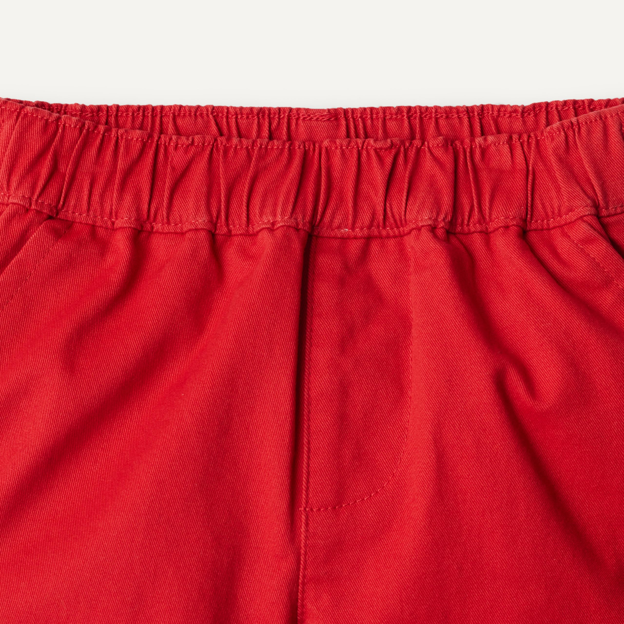 Amazon Essentials x Sofia Grainge Pantalones Cortos de Sarga de Algodón sin Cordones Unisex Bebé