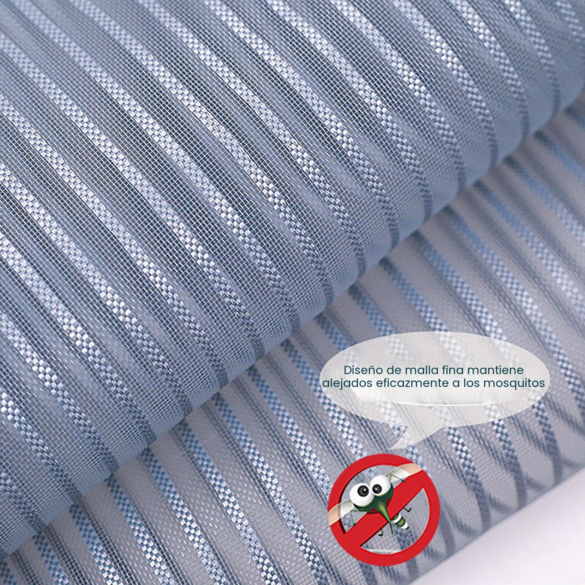 PHOGARY Mosquitera para puerta de balcón o terraza, protección magnética contra insectos 90x210cm sin perforación, cortina con cierre automático, Gris