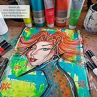 Vista 7 de LUKAS CRYL Studio Artists Paint Pintura de alta concentración de pigmentos, botella de 8.5 fl oz, ártico