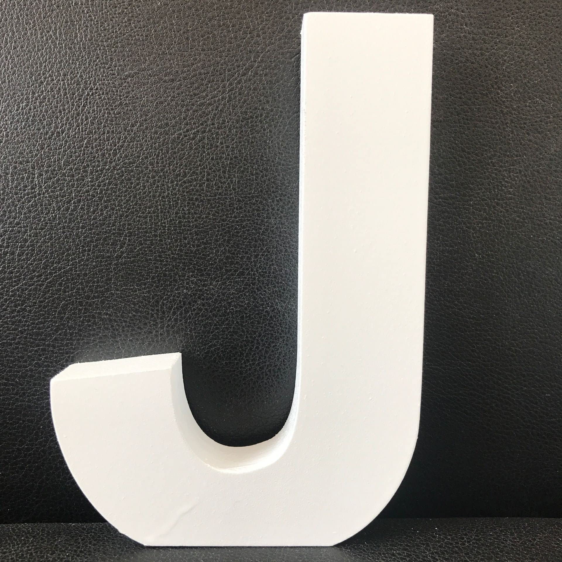 Up in Lights Decorative LED Alphabet White Wooden Letters,26Letters, and Symbols - Ideal for Birthdays, Weddings, Parties, Bars, Bedrooms & Indoor Deco (J)