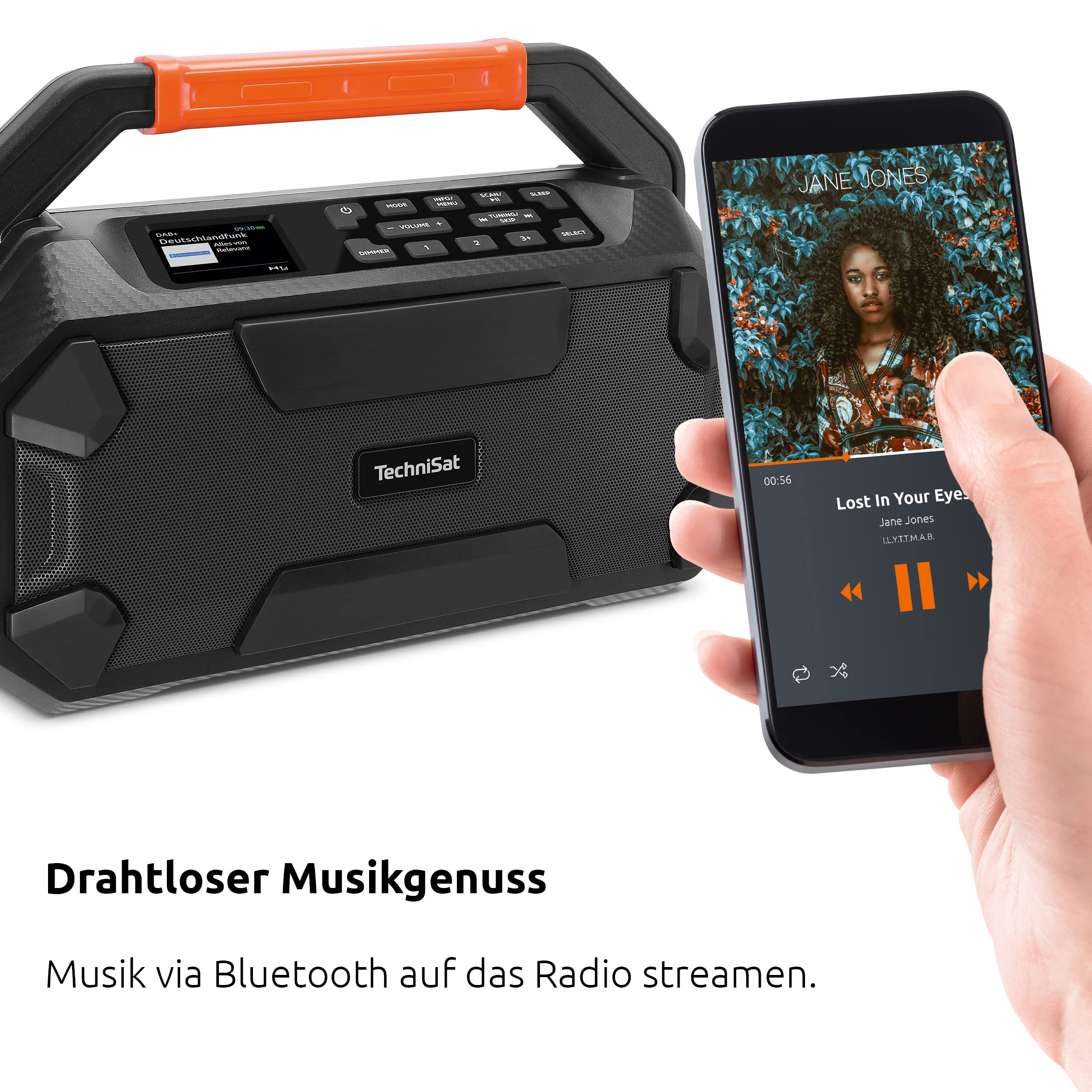TechniSat DIGITRADIO 231 OD DAB+ Outdoor Boombox 18 V Bluetooth