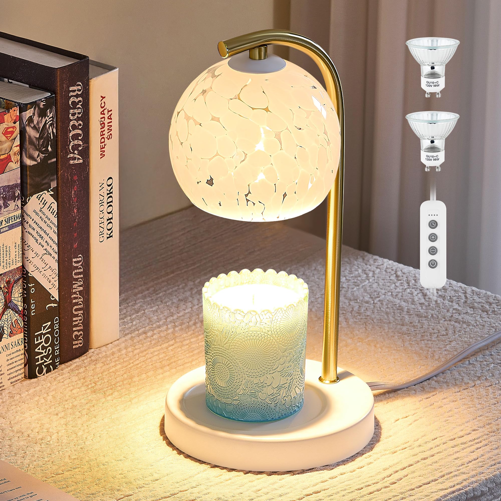 Soy Wax Candle Baltic Amber Scented Candle - Natural In Glass Jar For ...