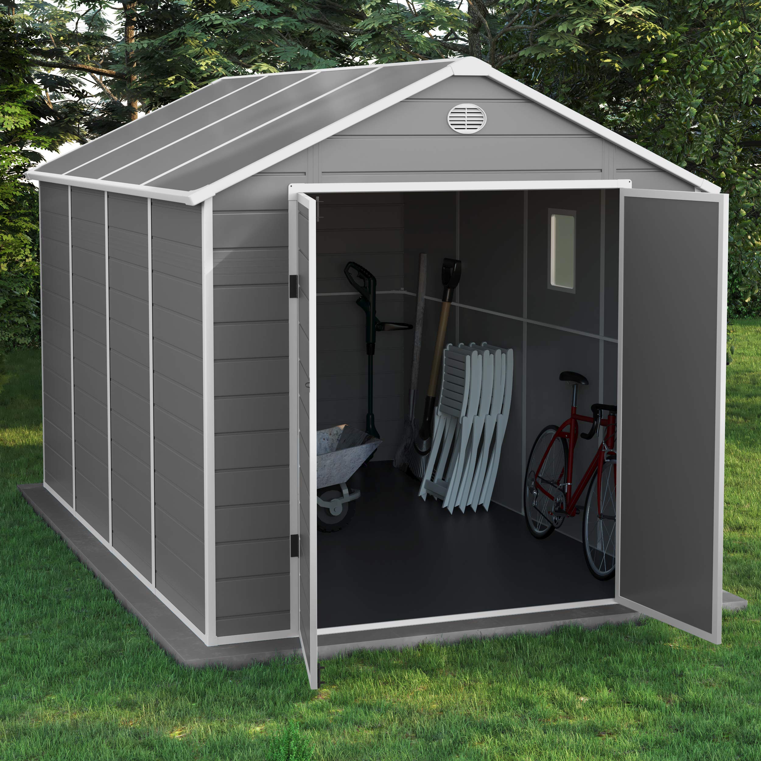Buy BillyOh Kingston Apex Plastic Shed Inc. Floor Large Plastic