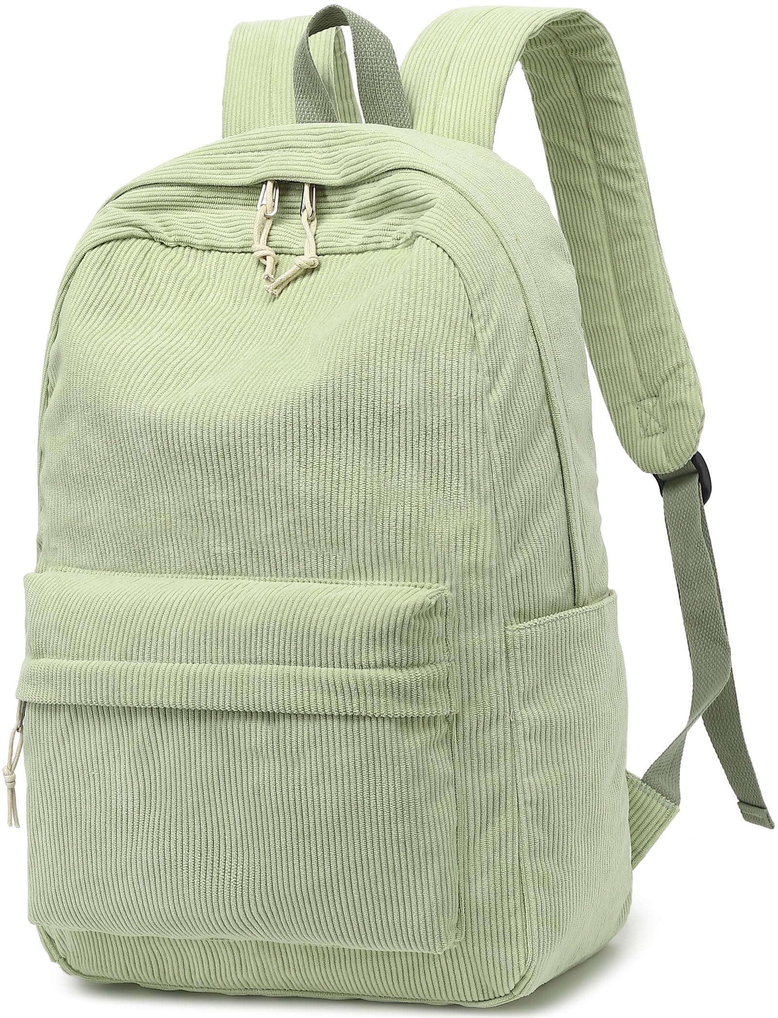 BTOOP School Backpack for Teens Large Corduroy Bookbag Lightweight 15.6 inch Laptop Bag for Girls Women Casual High School College