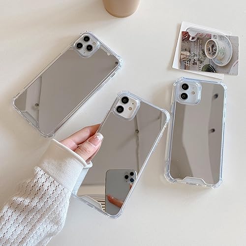 Miniatura 6 de Funda diseñada para iPhone 11 Pro, funda con espejo para niñas y mujeres protector de cuatro esquinas a prueba de golpes cubierta protectora de