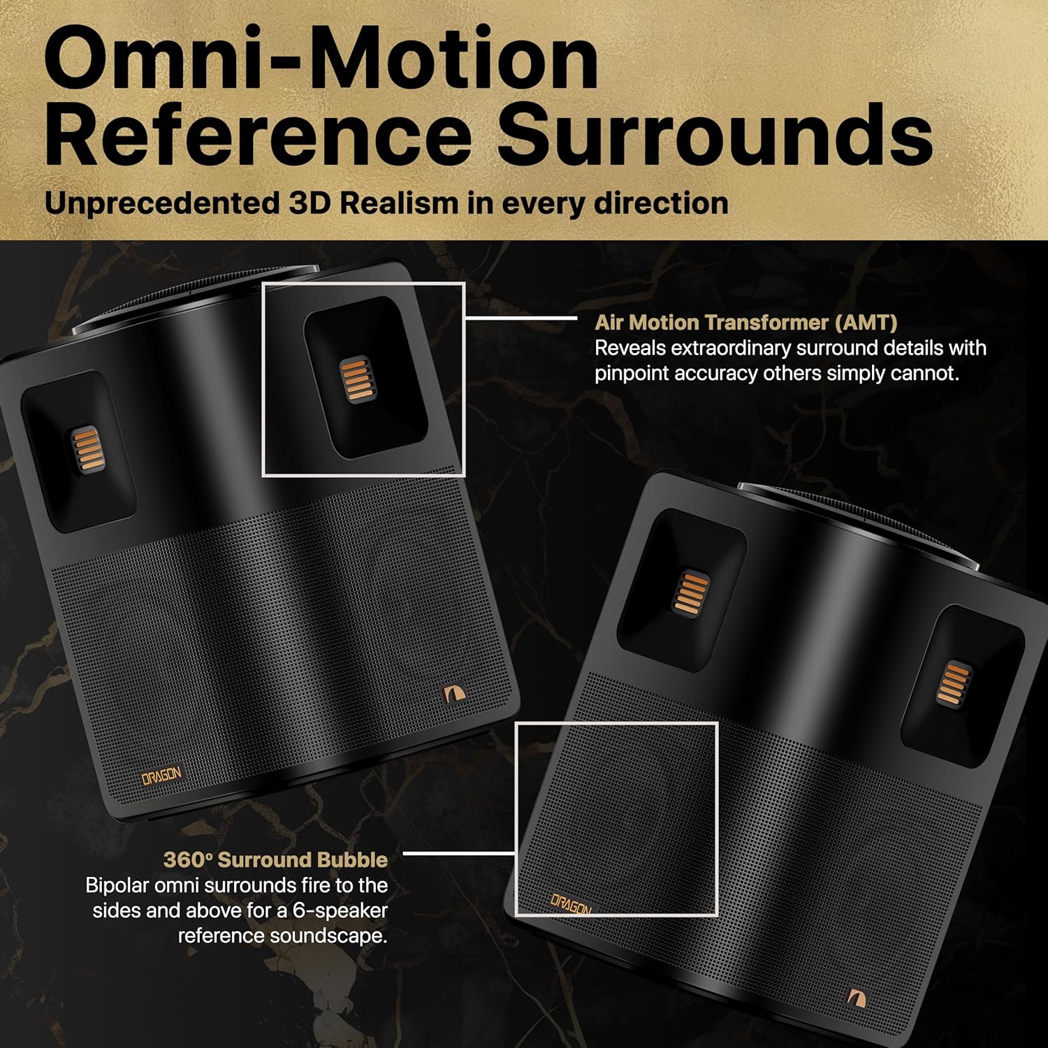 Nakamichi Dragon 11.2.6 Ch Surround System w Dolby Atmos/DTS:X Pro (Pro Cinema Engine), HiFi AMTs, Dual Reference 12" Subs, Bipolar Surr, 6 Discrete Height Ch, 3850Watts Max Output. AVR Grade Soundbar - Image 7