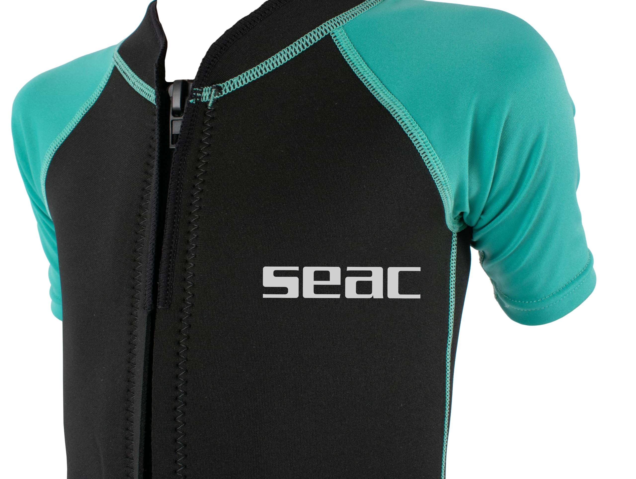 Seac Dolphin, Combinaison de plongée pour enfant Shorty en néoprène de 1,5 mm et Lycra pour la nage, la plongée en apnée et les jeux aquatiques