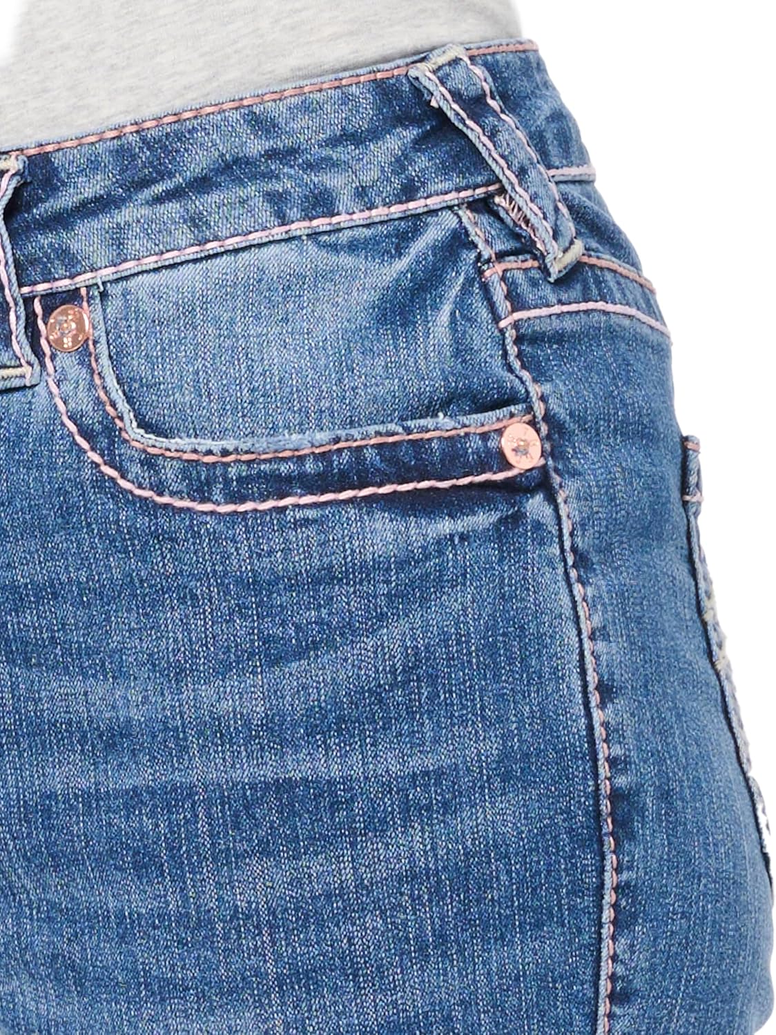 True Religion Womens Halle Mid Rise Super Skinny Fit Jean - Image 2