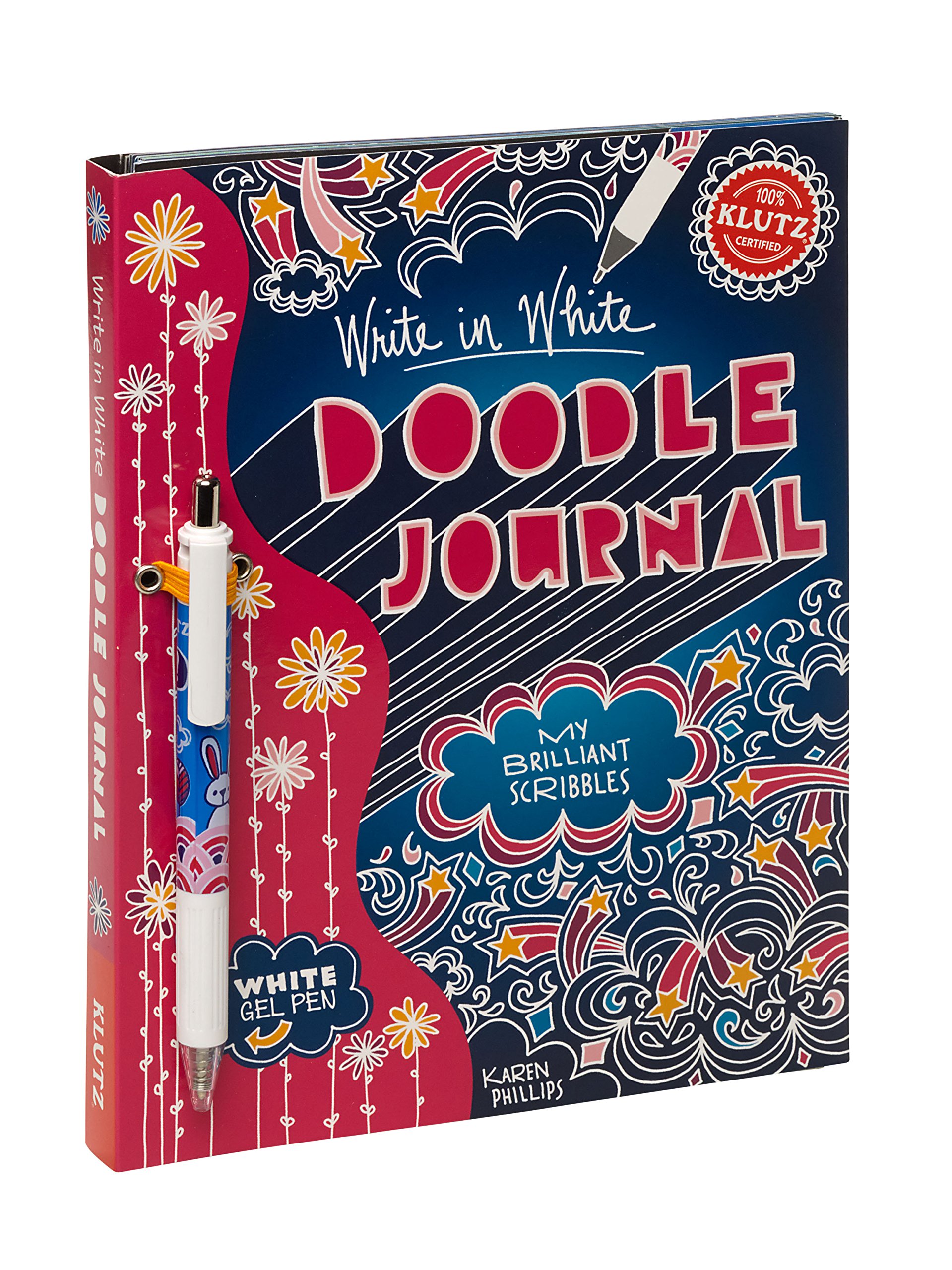 KlutzWrite in White Doodle Journal: My Brilliant Scribbles