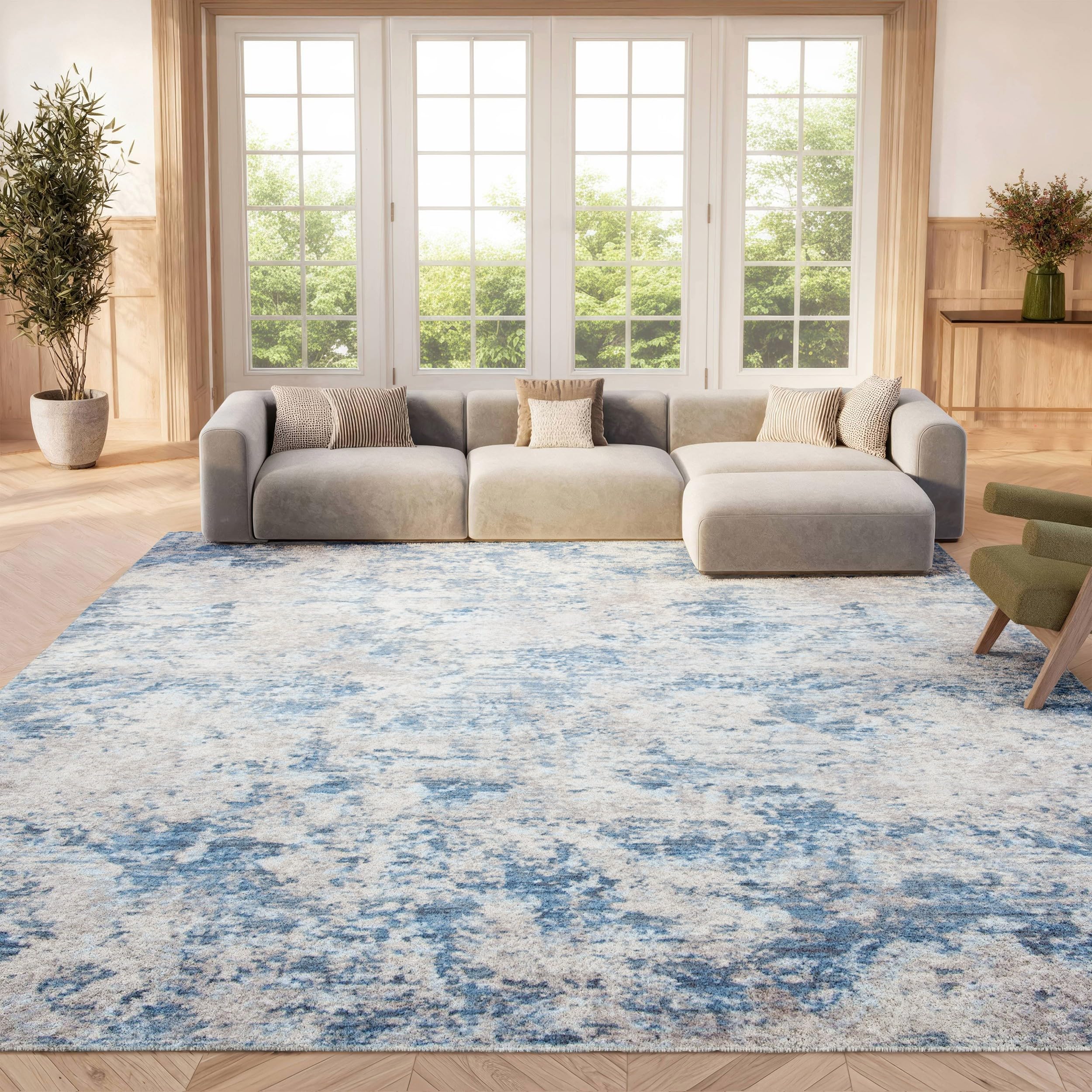 SAFAVIEH Amelia 8x10 area rug in grey and blue