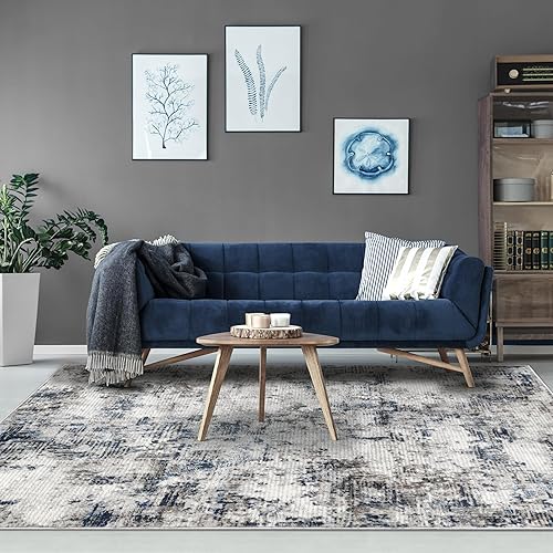 SUPERIOR Euphemia - Alfombra para interiores con respaldo de algodón, perfecta para pasillos, entrada, oficina, sala de estar, madera dura, azulejos