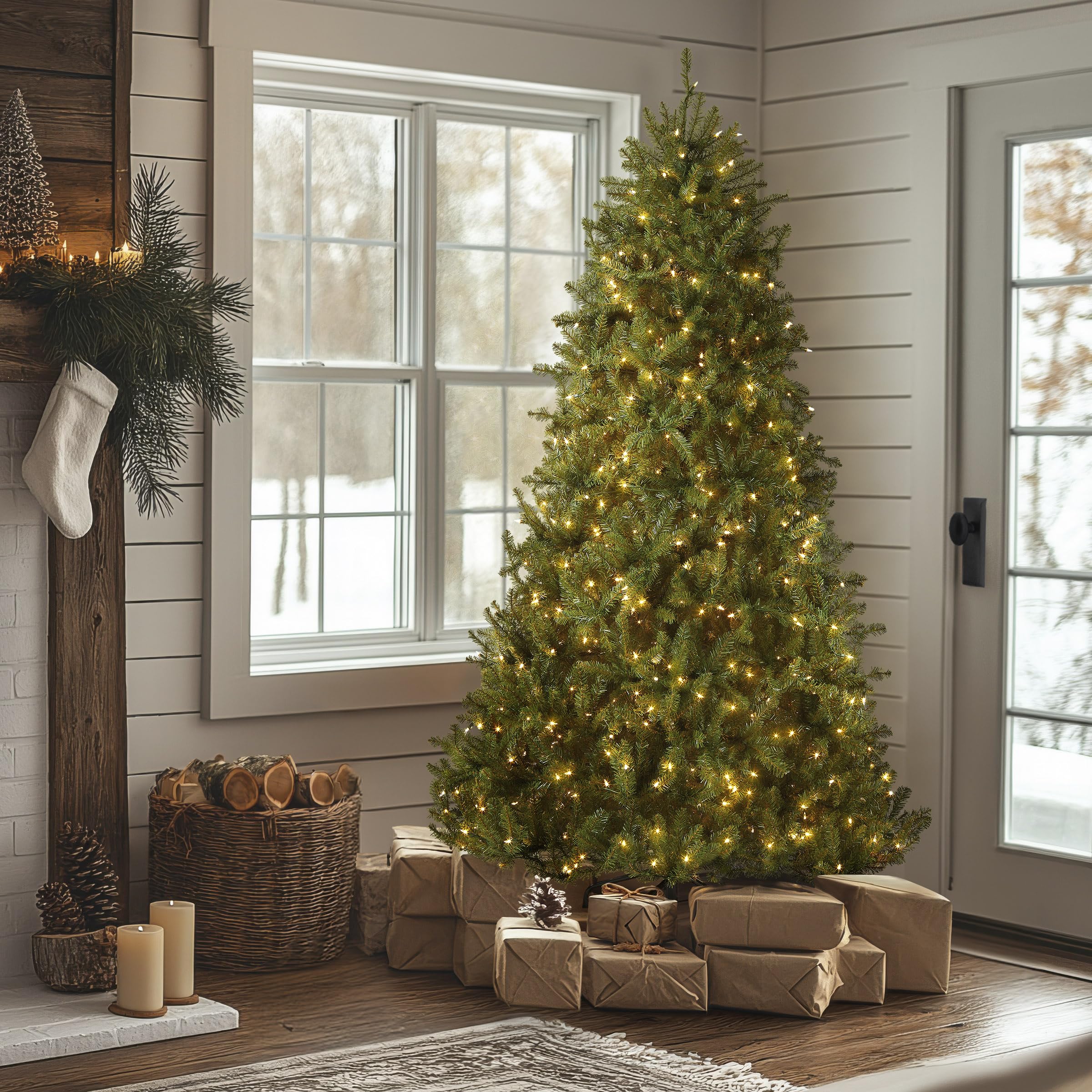 Amazon.co.jp: National Tree Company プリライト 人工フルクリスマス 