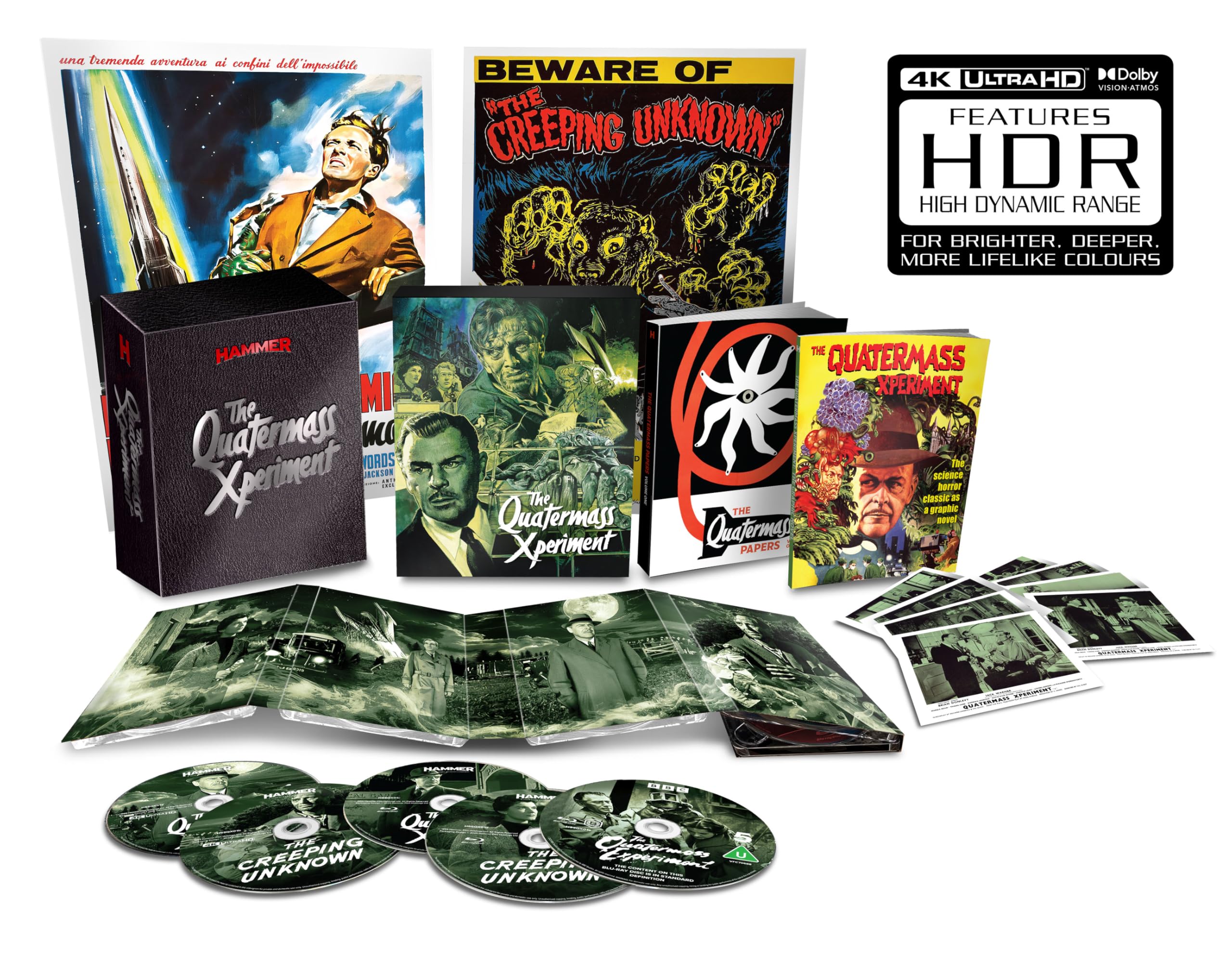 The Quatermass Xperiment Limited Collector's Edition 4K UHD+BD [Blu-ray] [Region A]