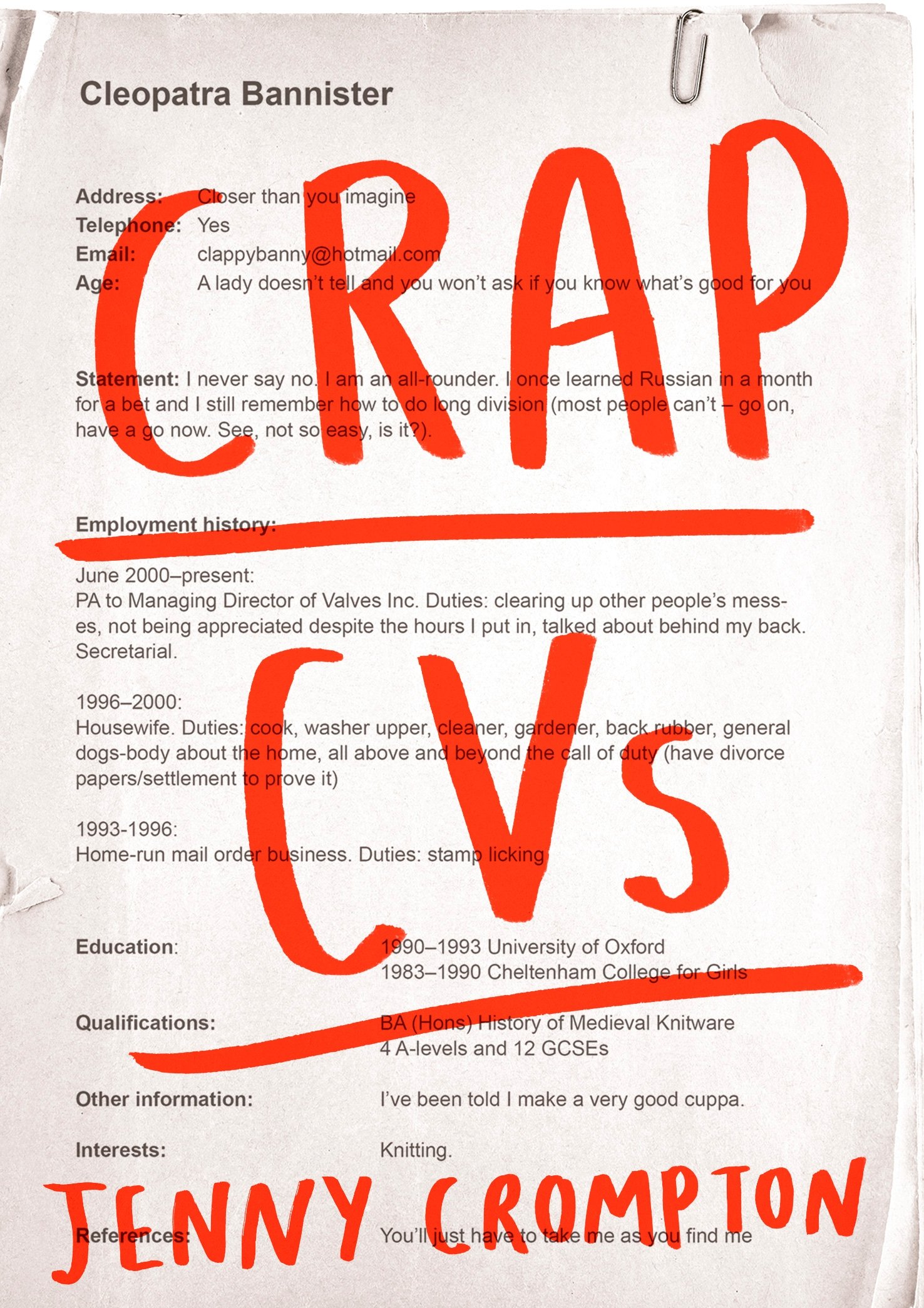 Crap CVs-Jenny Crompton