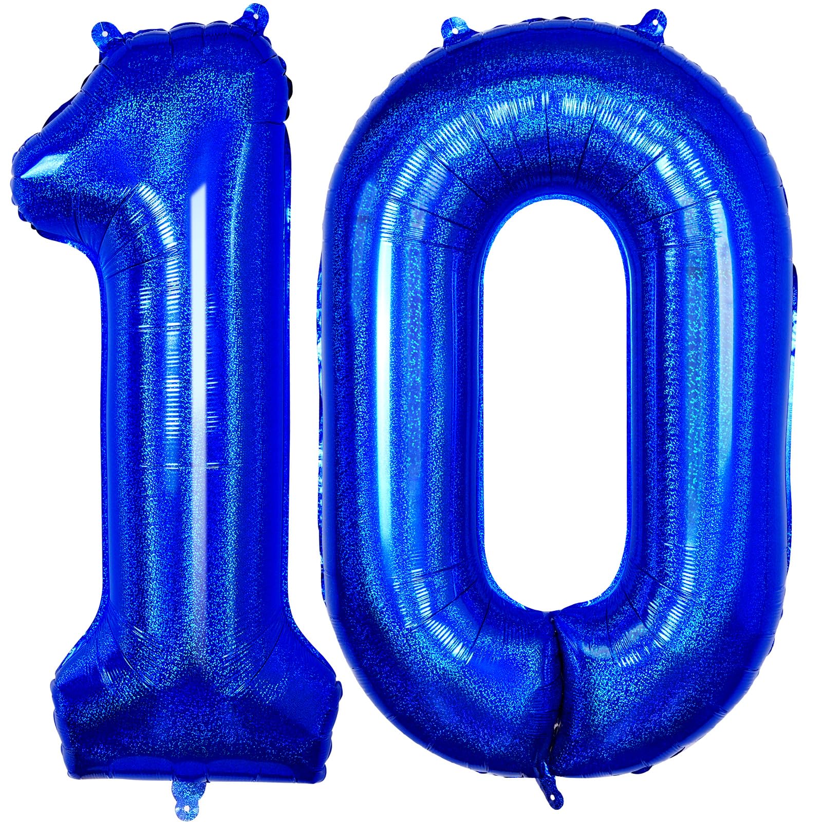 Navy Blue Number 10 Balloon 40 Inch,Dark Blue 10 Balloons Number Big Large Mylar 10th Birthday Balloon for Birthday Party Graduation Anniversary