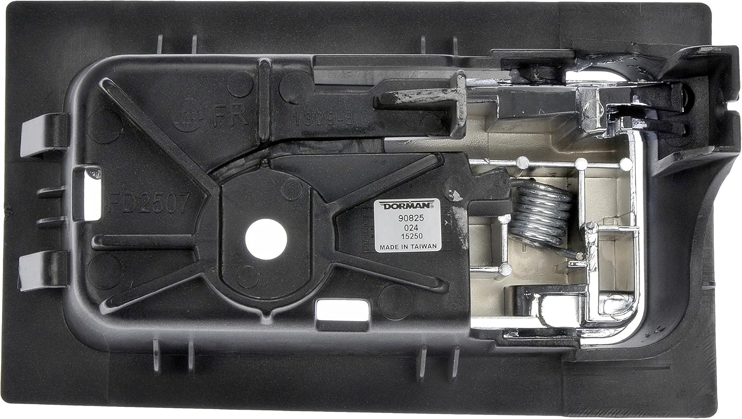 Dorman 90825 Interior Door Handle Compatible with Select Ford / Lincoln Models, Chrome Lever; Gray Housing