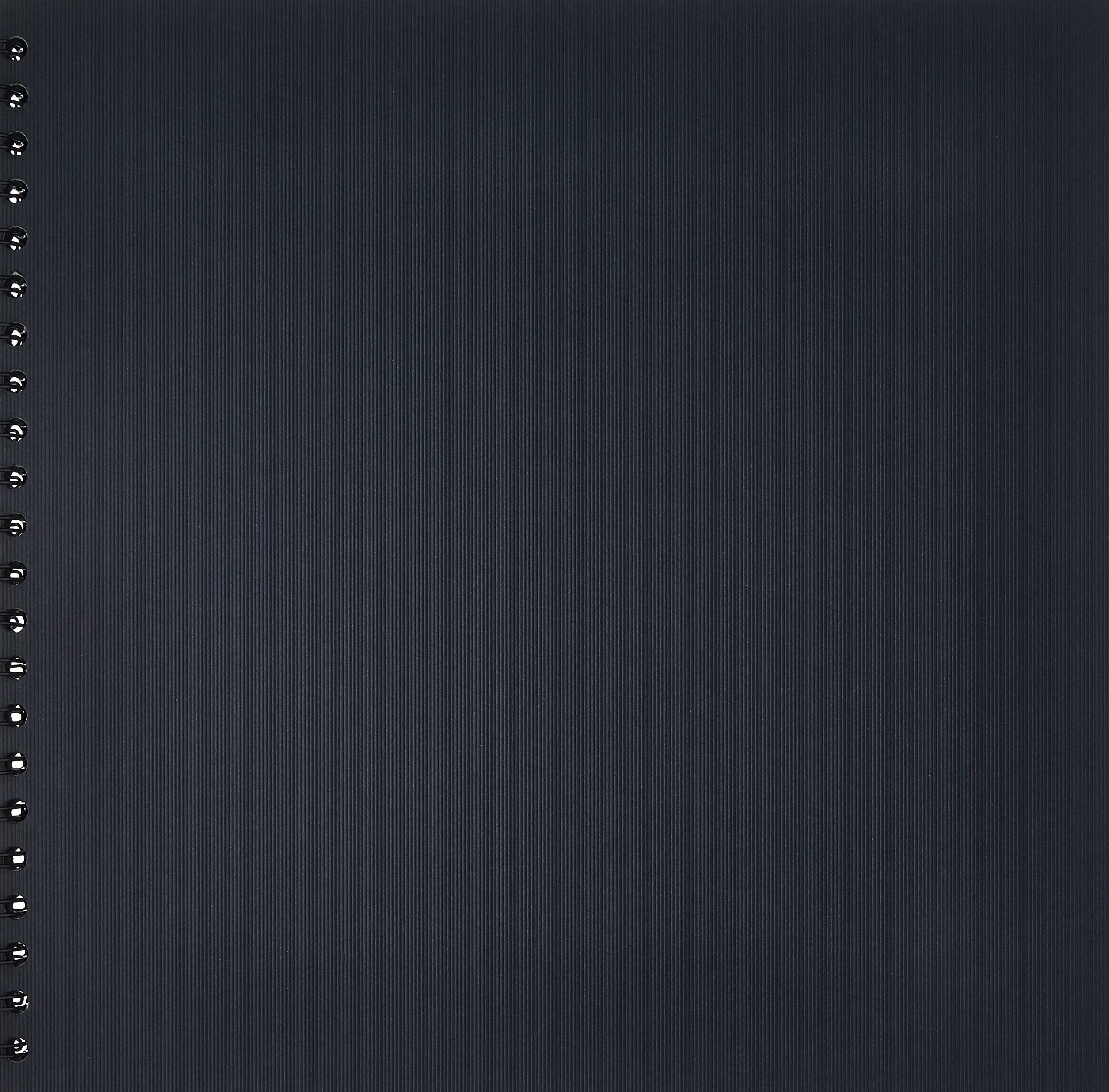 Album Fotografico S.O.H.O. Wire-O 29x29 Cm, 60 Pagine Nere - Copertina Denim - Foto 10