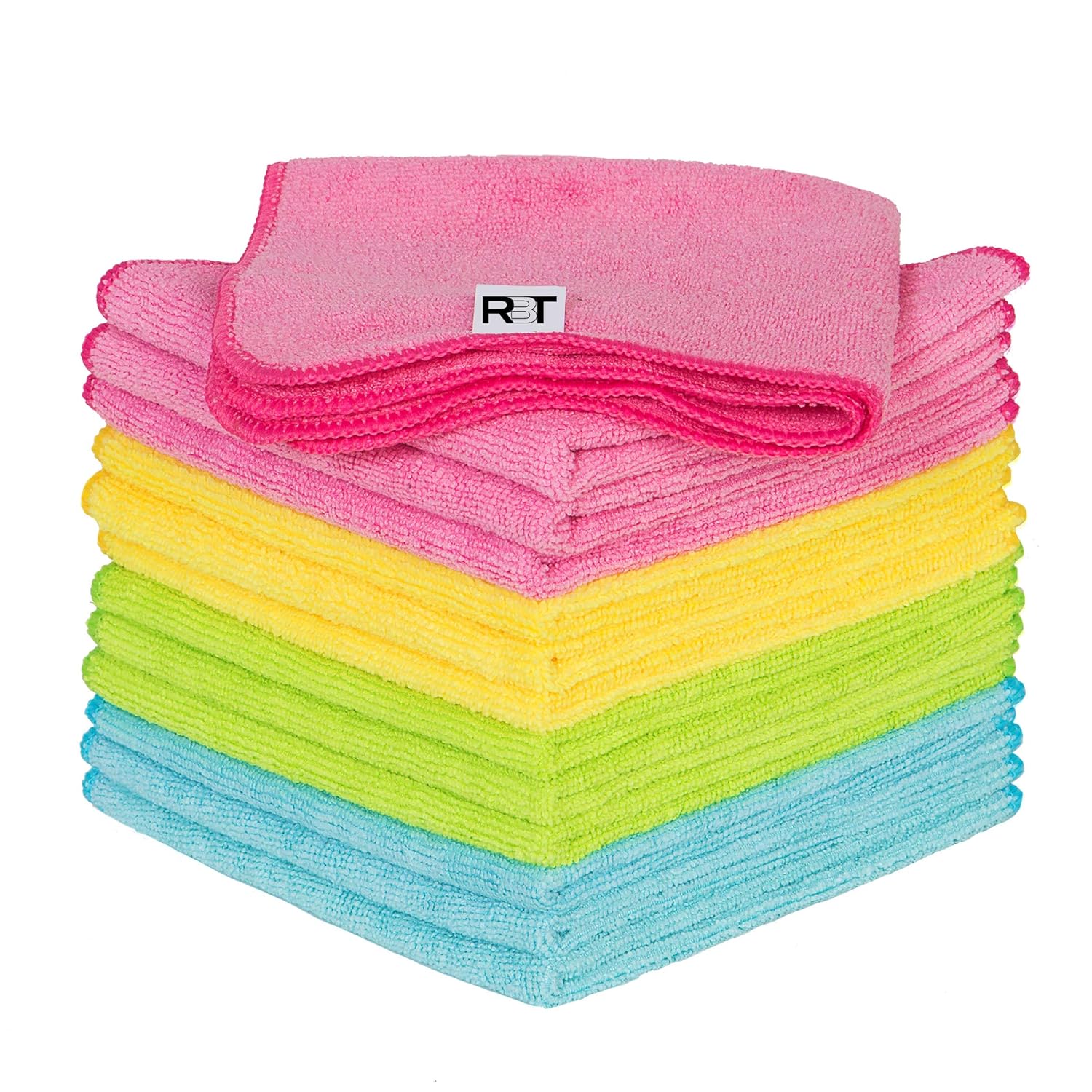 Microfiber Cleaning Cloths 12 Pack Multi-Purpose Cleaning Towels Lint Free Reusable Rags for Cleaning Micro Fiber Wipe Cloth