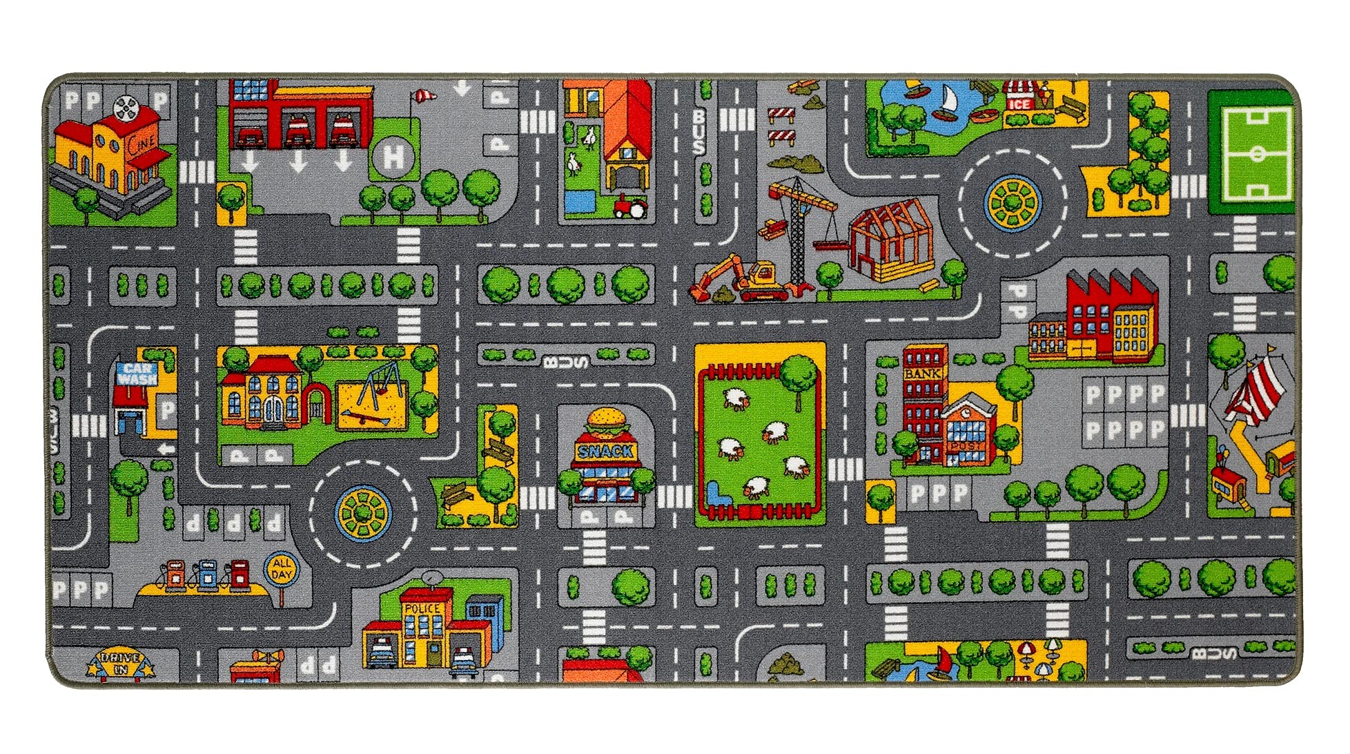 Paradiso Toys NV - A1303903 - Tapis Duoplay 80 x 120 cm