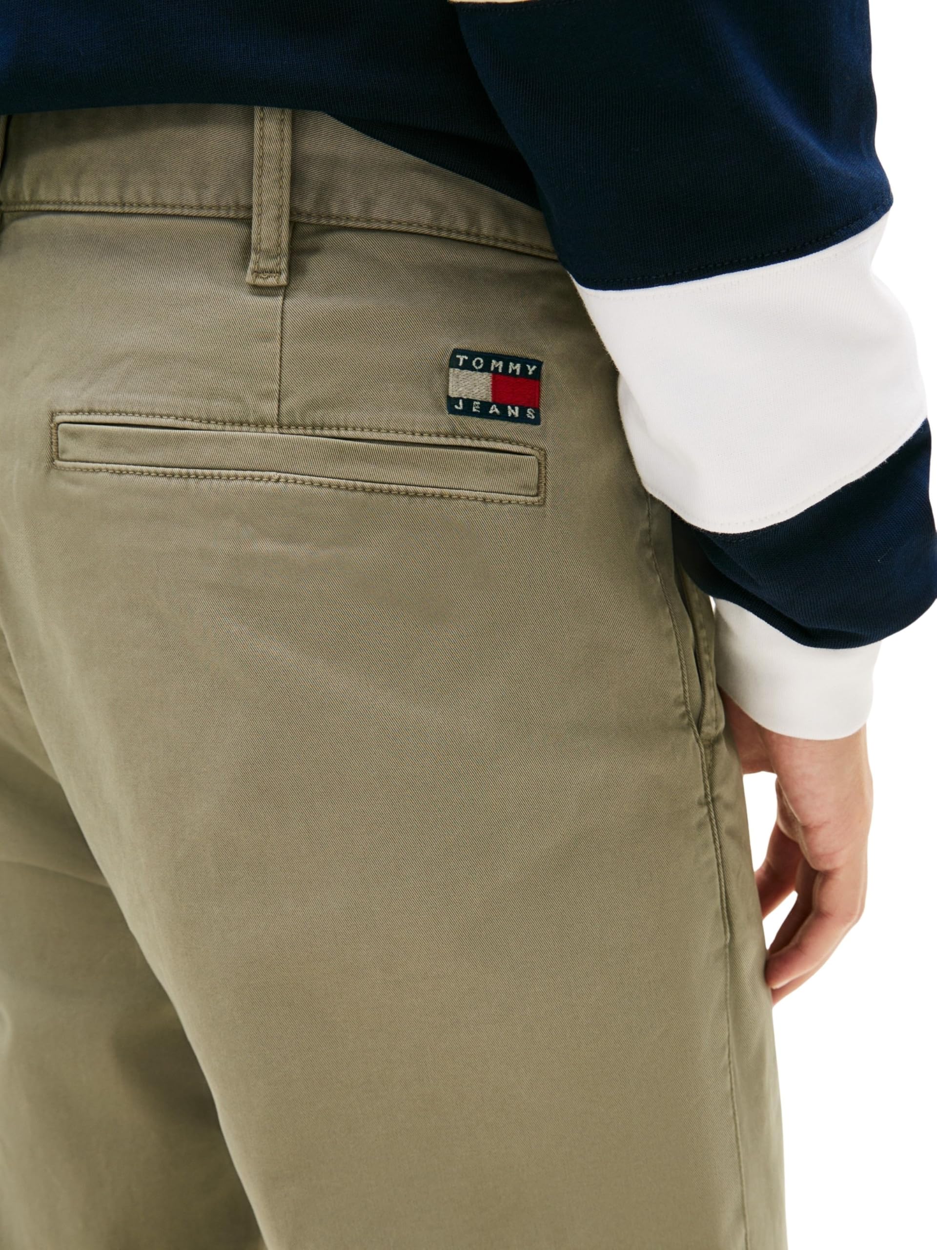 Tommy Jeans Tjm Sonny Co Twill Chino Pant Dm0dm22650 - Chinosy Mężczyźni