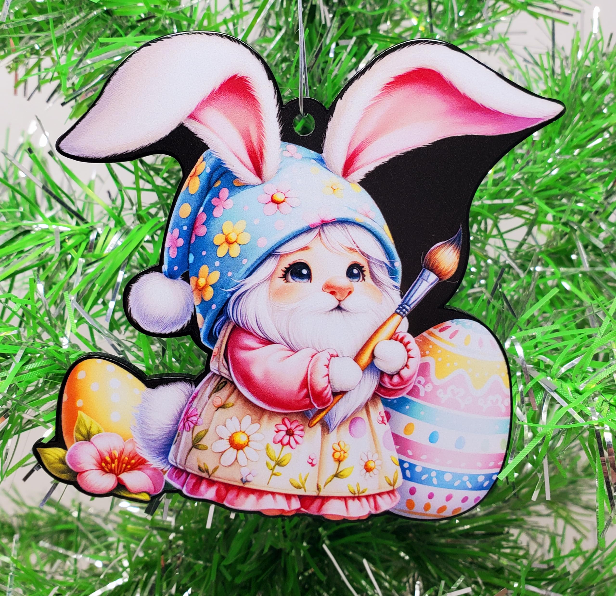 Nain de Pâques lapin artiste : décorez votre table printanière avec humour