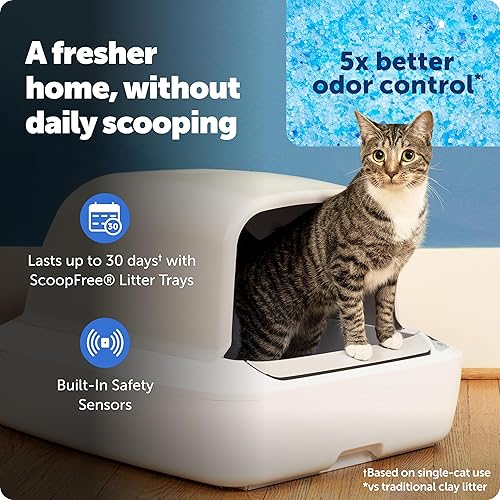 PetSafe ScoopFree Crystal Pro Self-Cleaning Cat Litter — detail view