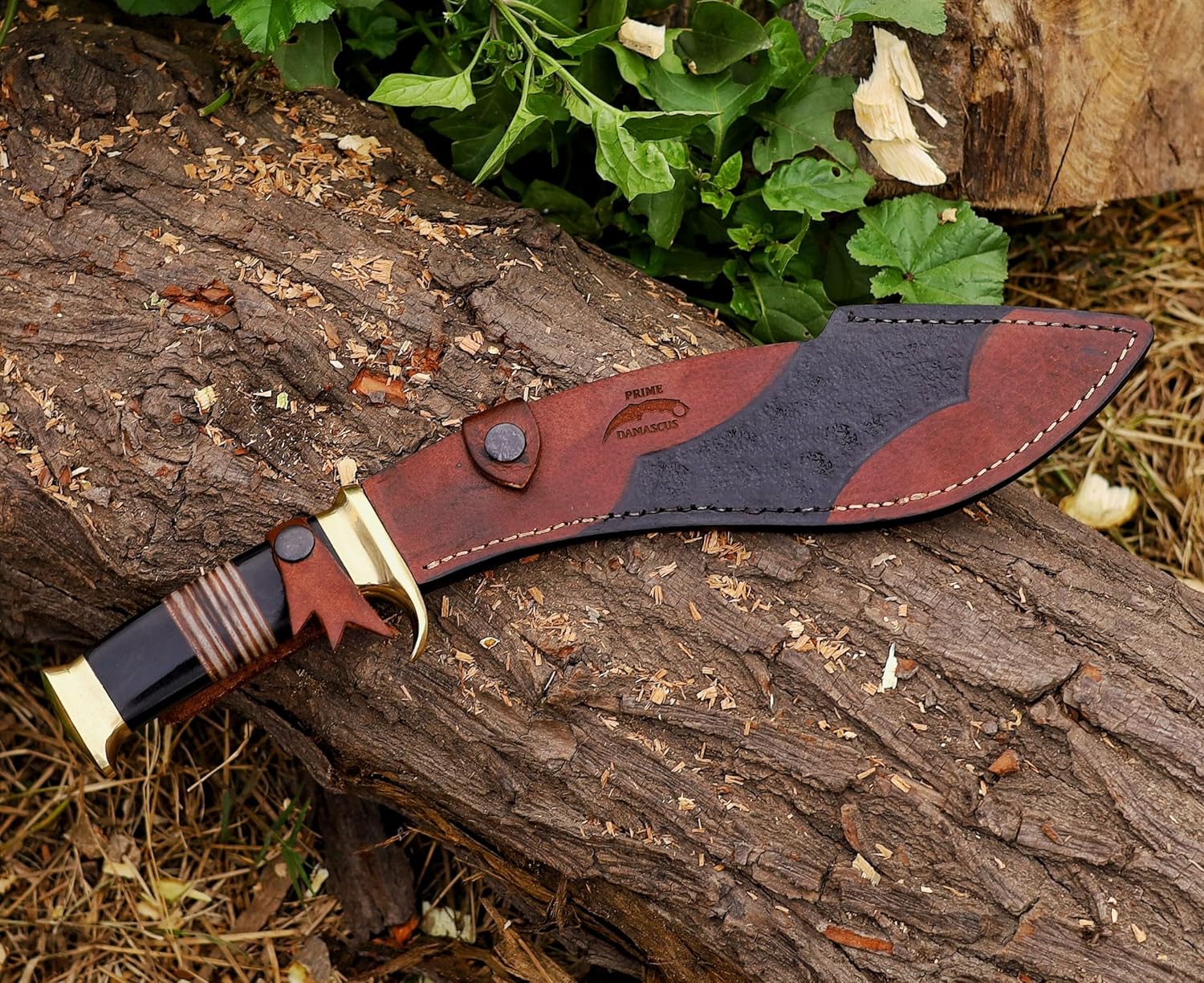 Kukri Machete Knife with Sheath- Cool Tool for Bushcraft and Camping- Best Handmade Gift for Men
