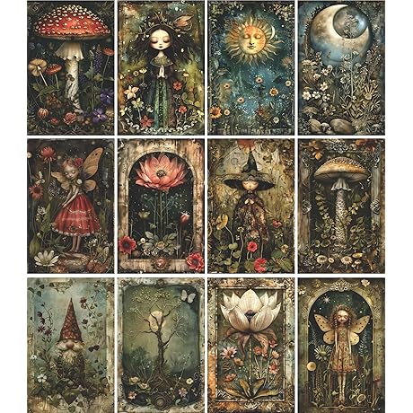 Fairytale Folk Decoupage Rice Paper for Crafts and Decoration