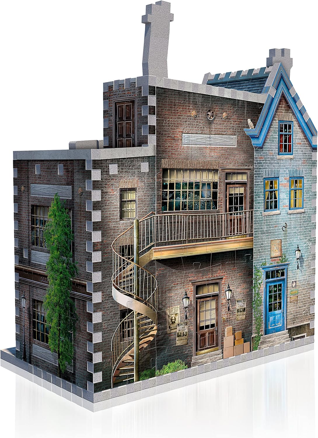 Wrebbit3D Harry Potter 3D Puzzle Model of Ollivander’s Wand Shop and Scribbulus | Diagon Alley Collection | 295 Jigsaw Puzzle Pieces | Build and Journey Through The Wizarding World