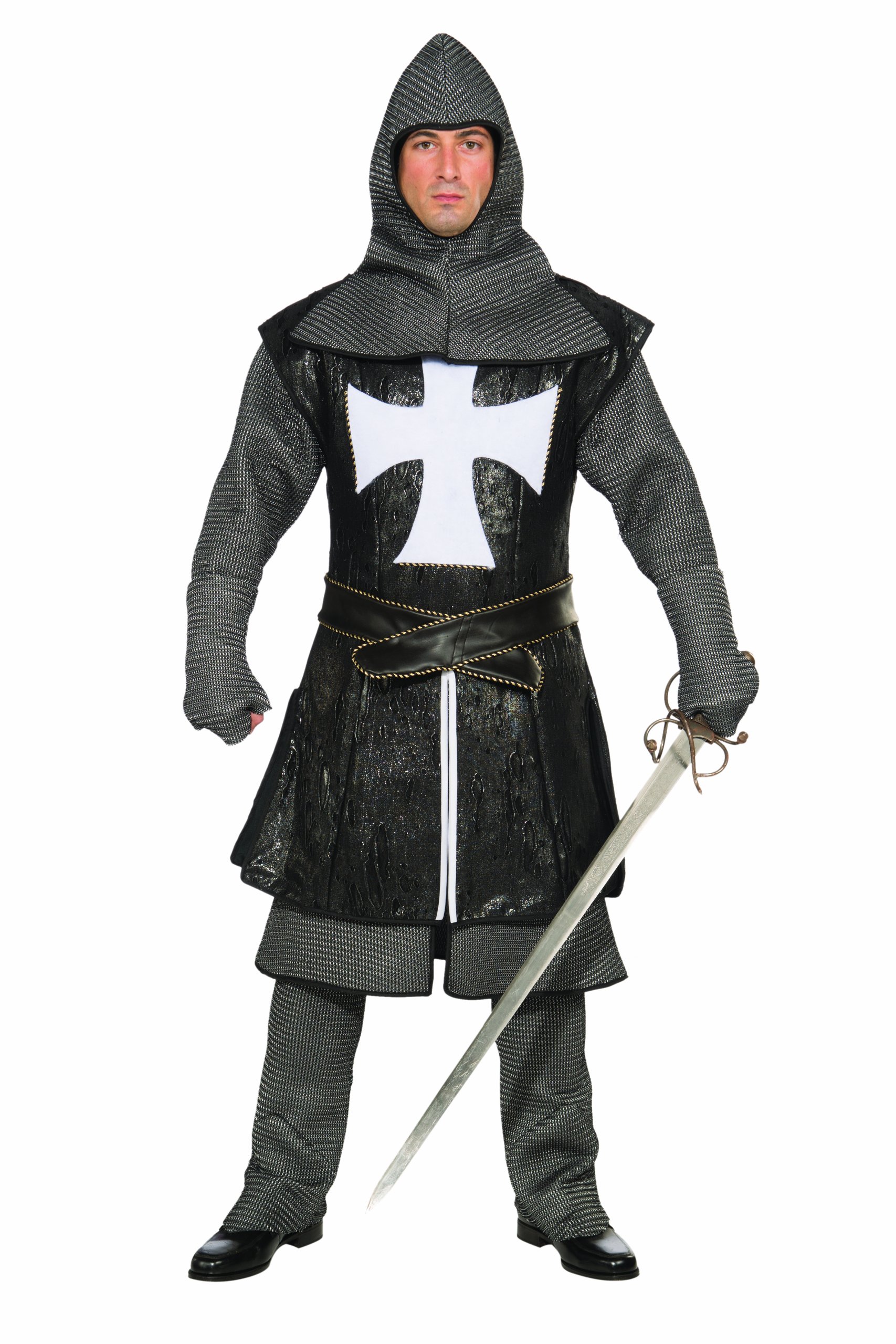 Forum Deluxe Designer Collection Medieval Black Knight Costume