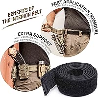 Vista 2 de Tacticon Cinturón de batalla V2 – Cinturón táctico ajustable Molle con hebilla de liberación rápida de metal – Hecho de nailon 500D resistente