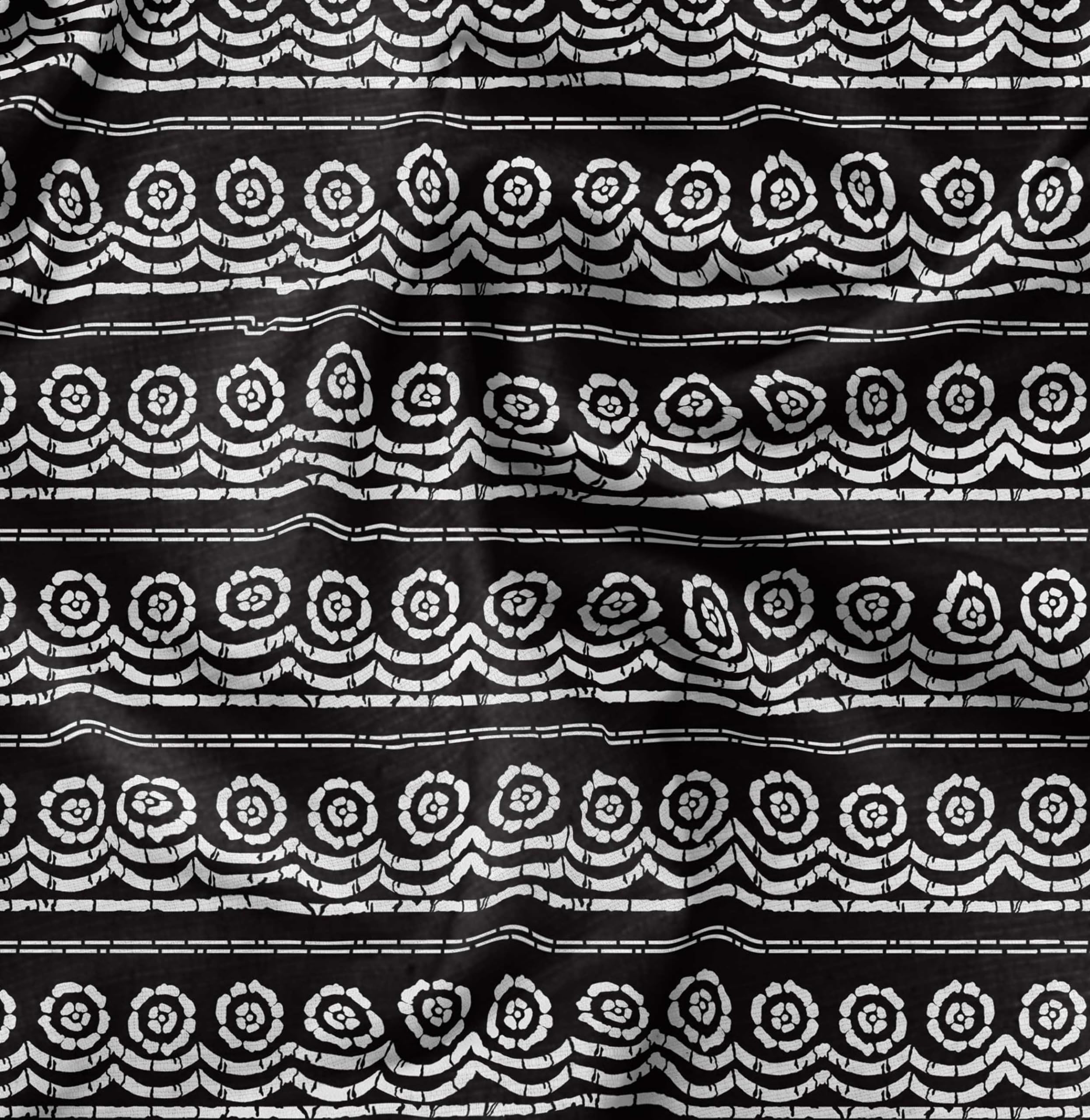 Soimoi Unstitched Crepe Fabric, 1 Yard - 42