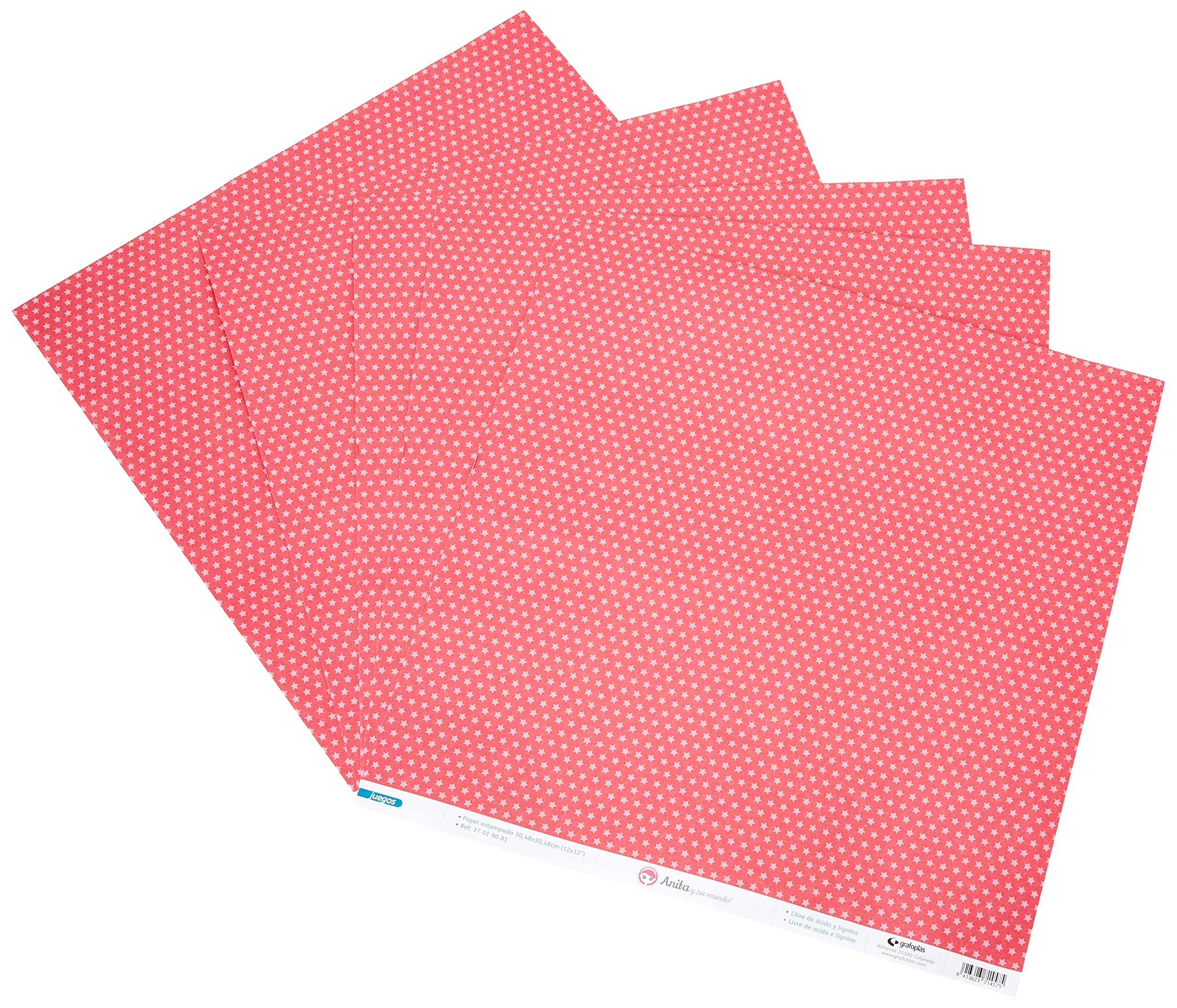 Anita and Su Mundo Collection Scrapbooking Papers, Paper, Cole, 12" x 12"
