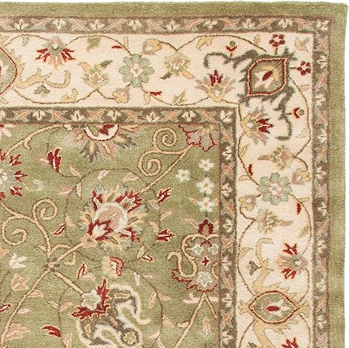 Miniatura 4 de SAFAVIEH Antiquity Collection AT21D - Alfombra de lana tradicional oriental de primera calidad, hecha a mano, 2 pies 3 pulgadas x 10 pies, color