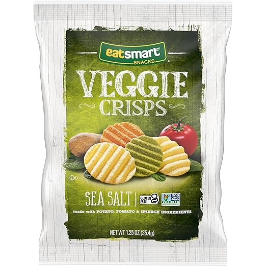Eatsmart Snacks, Veggie Crisps with Sea Salt, 1.25 Oz