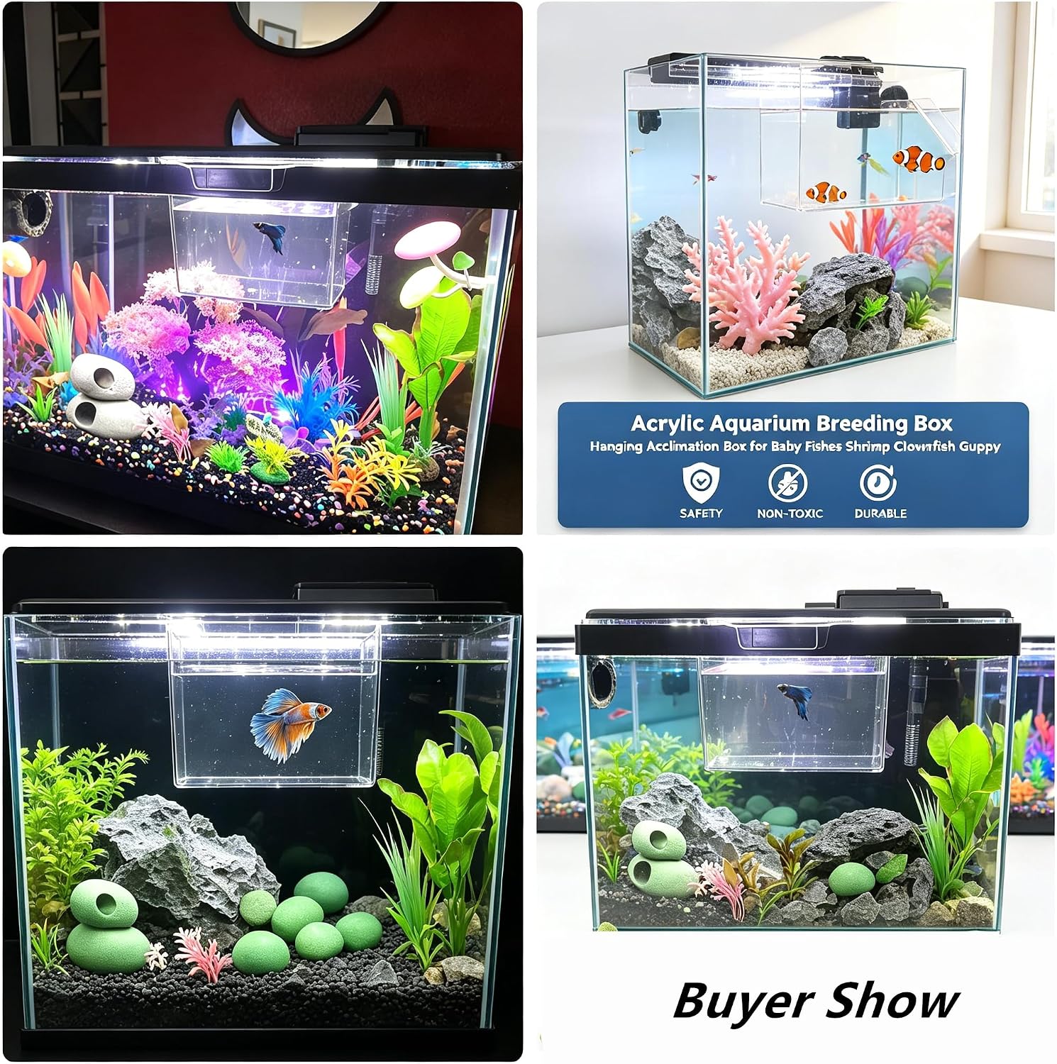 Acrylic Drip Acclimation Container for Fish & Corals (Small)