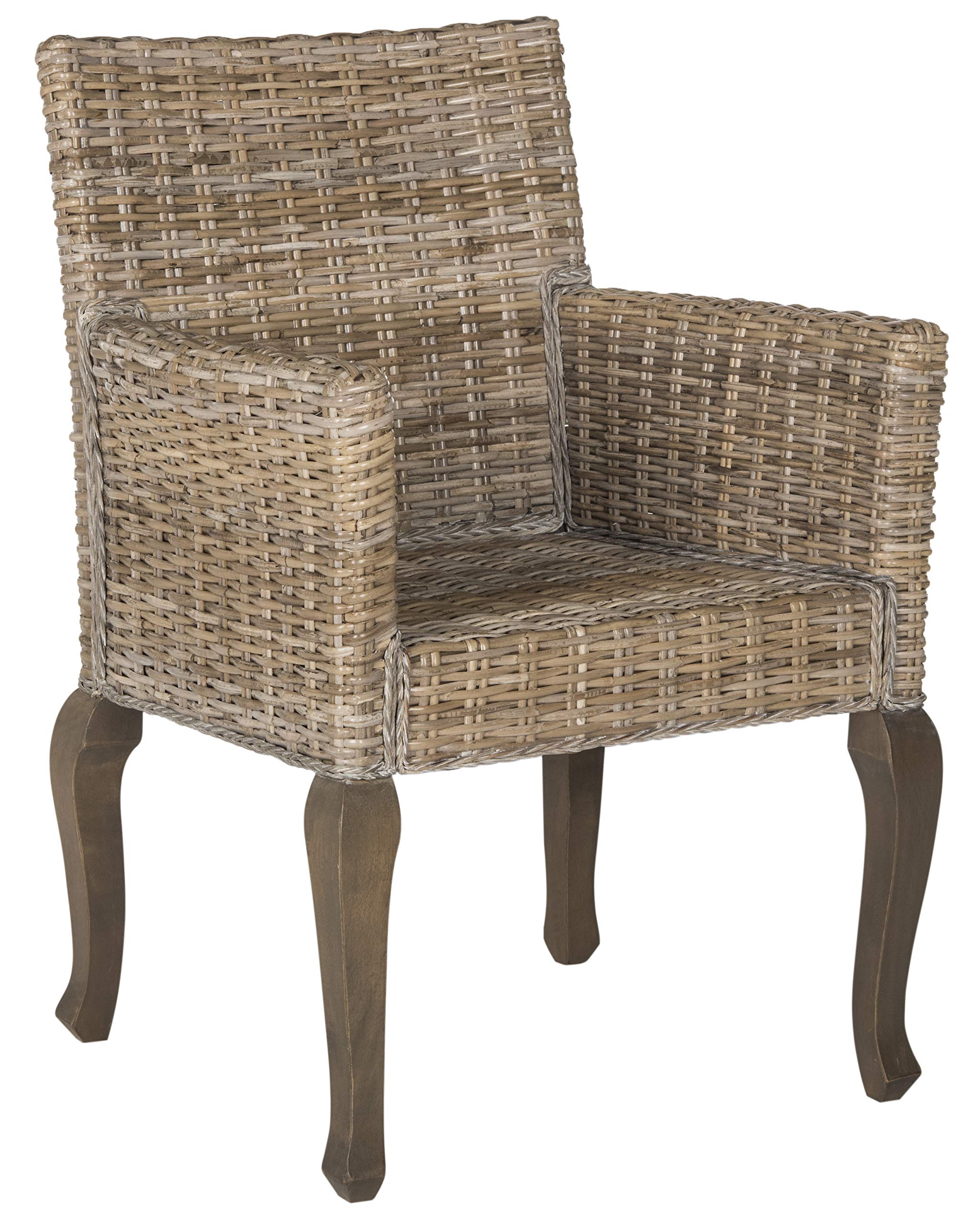 Home Collection Silla de comedor de mimbre natural Armando 3