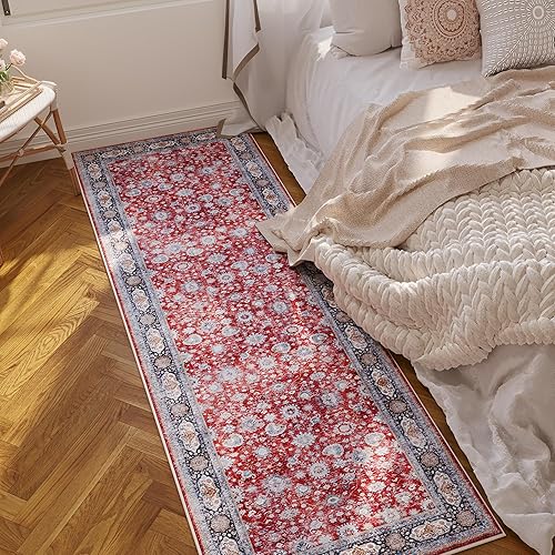 Miniatura 223 de Rugcomf Tapete para puerta interior, 2 x 3, lavable a máquina, tapete antideslizante de pelo bajo, para entrada, cocina, puerta principal, entrada