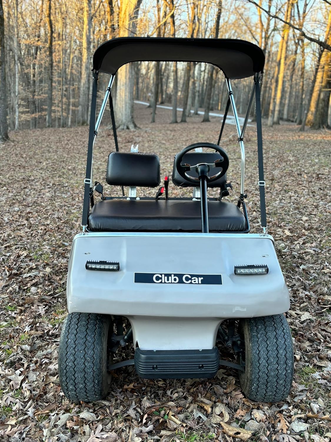 SunPro Quick Release Convertible Removable Black Golf Cart Top Roof by Cypress Rowe Outfitters Replacement Highly Versatile Top for Golf Carts, Fits All Major Brands