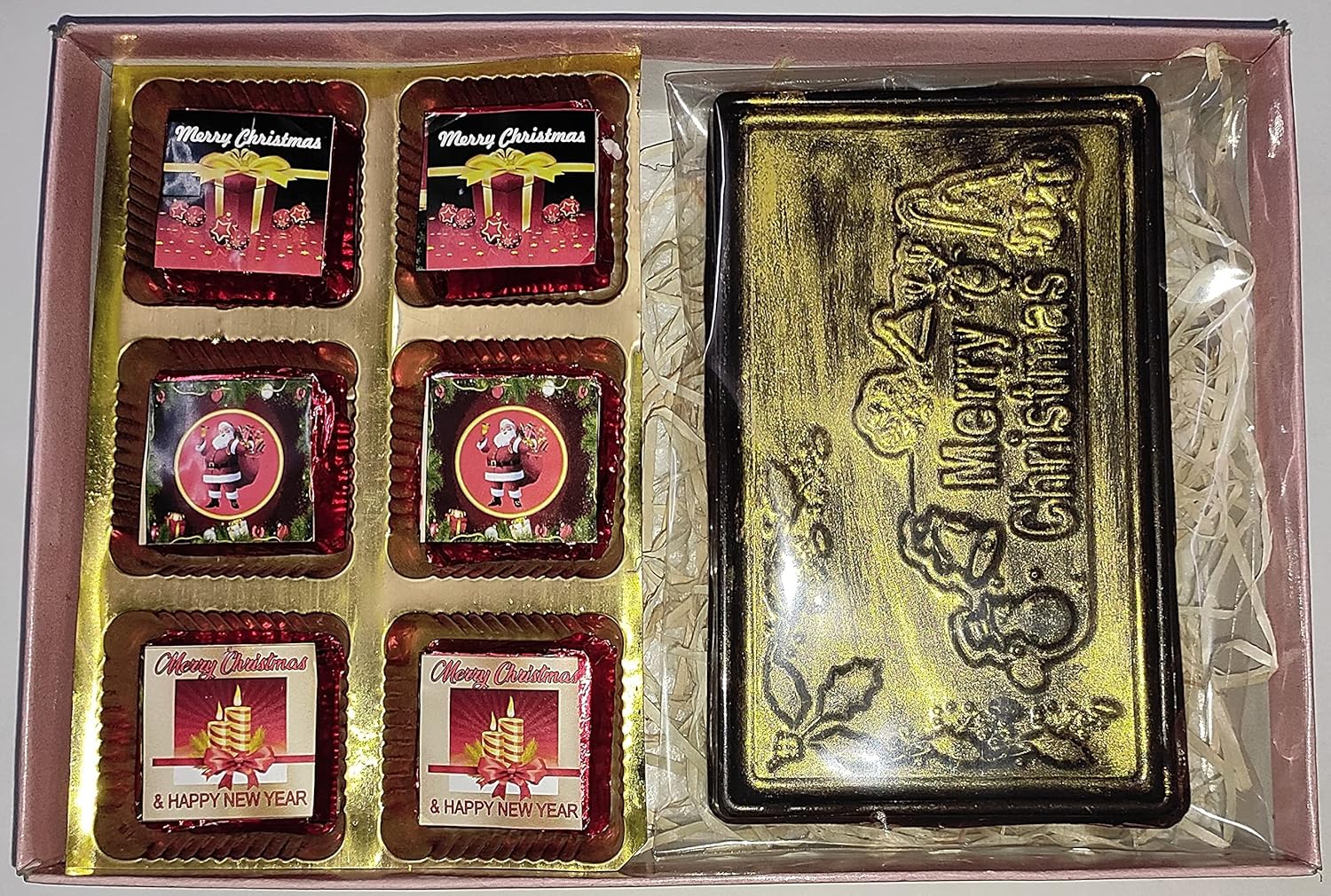 Christmas Chocolate Gift hamper, Merry Christmas Chocolates, Chocolate