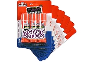Elmer's Disappearing Purple School Glue Sticks: A Large Supply for Mess-Free Crafting