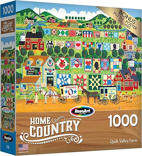 Miniatura 9 de RoseArt - Home Country - Yankee Seed Co. - Rompecabezas de 1000 piezas para adultos