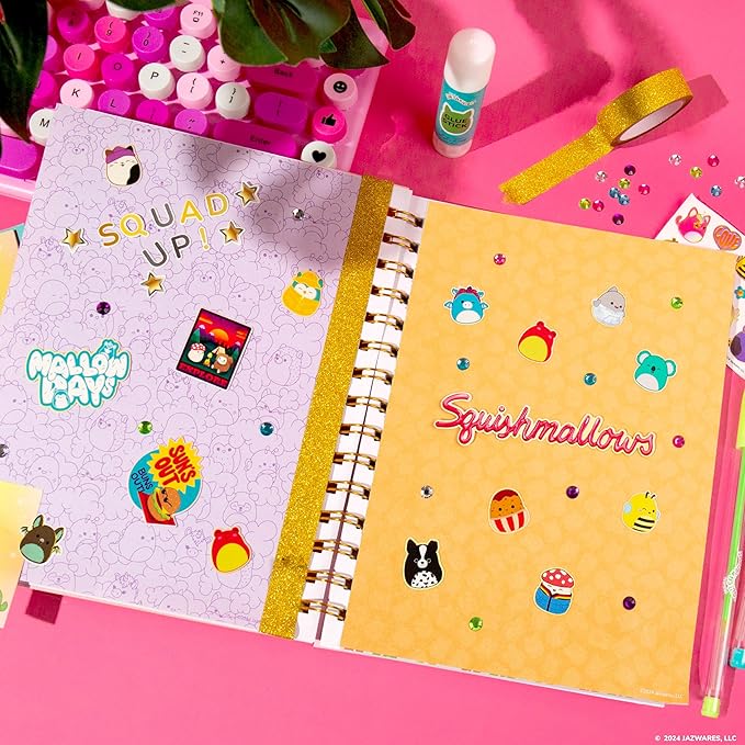 Squishmallows Set de Journaling DIY Original con Bolígrafos, Pegatinas y Gemas miniatura 5