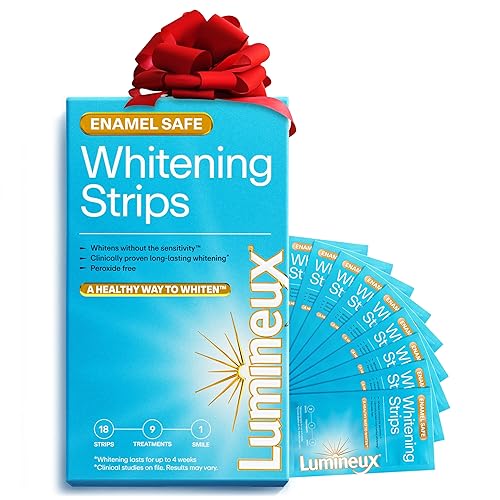 Lumineux Teeth Whitening Strips Kit - 9 Treatments - Peroxide