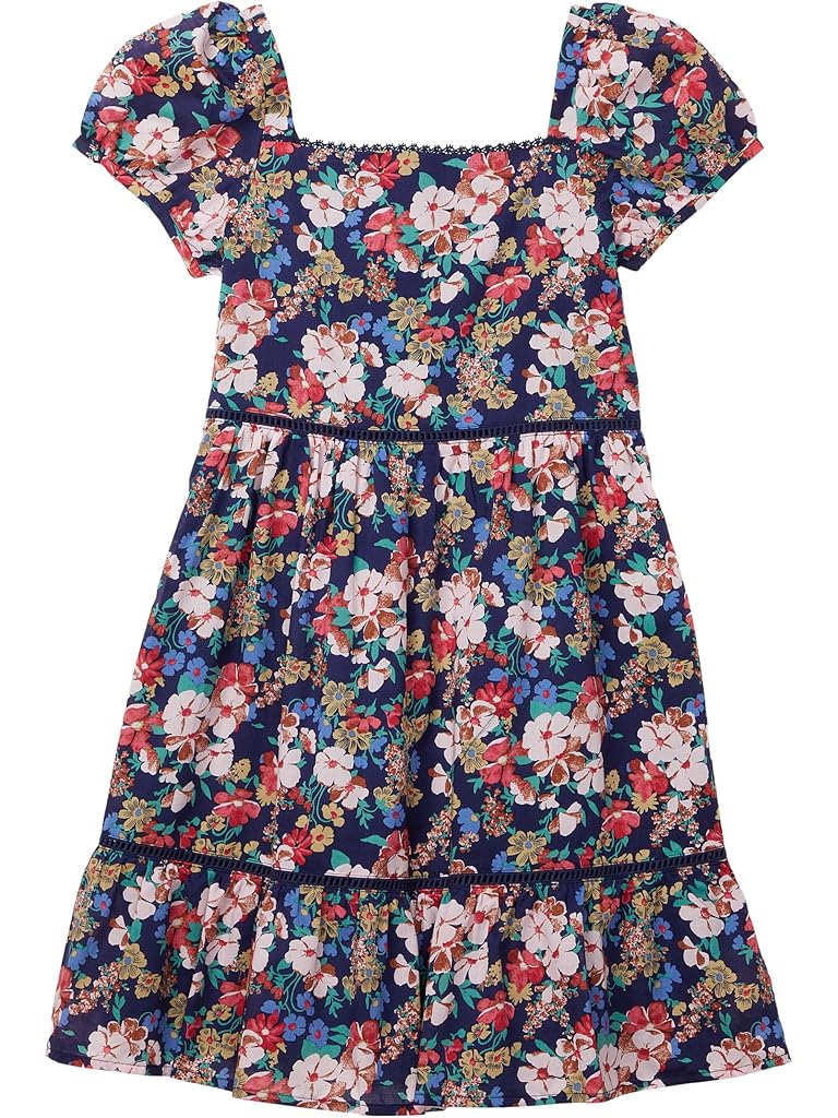 Multi Janie and Jack Floral Dress (Toddler/Little Kids/Big Kids)