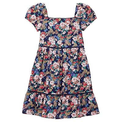 Janie and Jack Floral Dress (Toddler/Little Kid/Big Kid) Girl