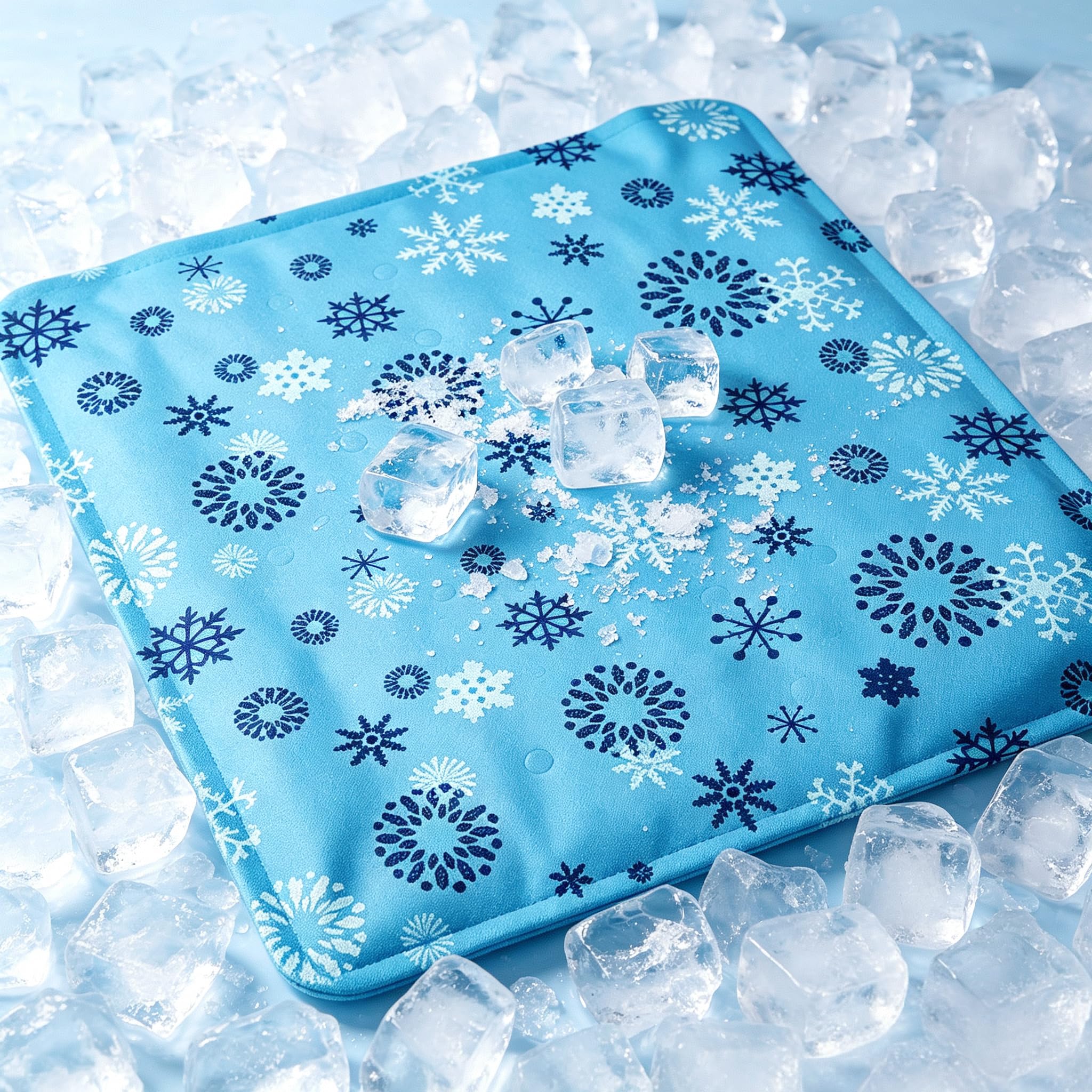 ZeQi Tappetino refrigerante imbottito in gel per gatti, cani e animali domestici, superficie impermeabile, tappetino fresco estivo per cani, tappetino rinfrescante, tappetino fresco, tappetino per